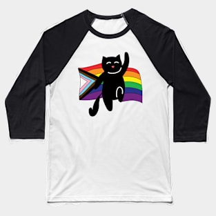 Super Pride Cat Baseball T-Shirt